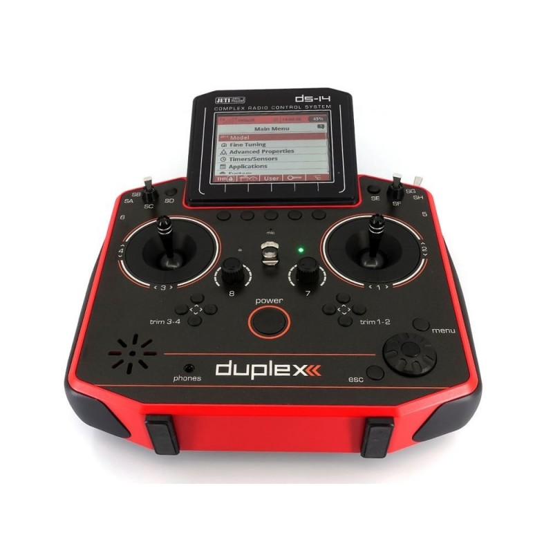 Jeti DS14 Gen. 2 Duplex Rojo 2.4Ghz