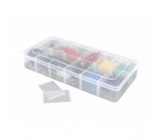 Storage box with 12 compartments 260x125x43.5mm