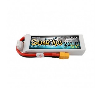 Batterie Gens ace Soaring lipo 4S 14.8V 2200mAh 30C prise XT60