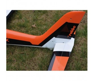 Robbe MDM-1 Fox blanco y naranja planeador de fibra de vidrio ARF aprox.3,50 m