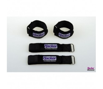 HackerMotor Anti-Slip Velcro Strap, 25x200mm - 4pcs