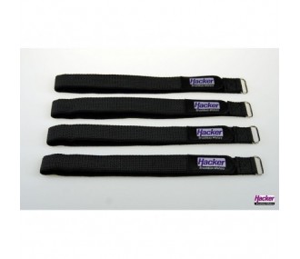 HackerMotor Anti-Slip Velcro Strap, 25x500mm - 4pcs