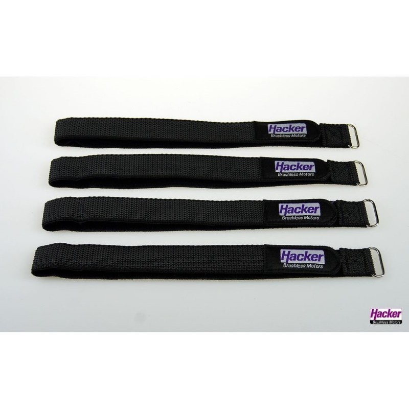 HackerMotor Anti-Slip Velcro Strap, 25x500mm - 4pcs