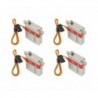 4x servos KST X10 HV mini 10mm (23g, 7.5kg.cm, 0.09s/60°)