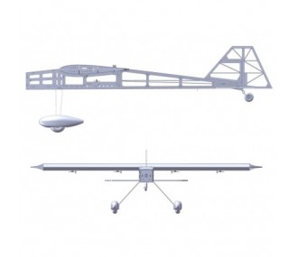 ARF-Kit Flugzeug Stick-14 3D ca.1.40m