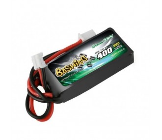 Akku Gens Ace Bashing-series, Lipo 2S 7.4V 400mAh 35C Steckdose JST-PHR