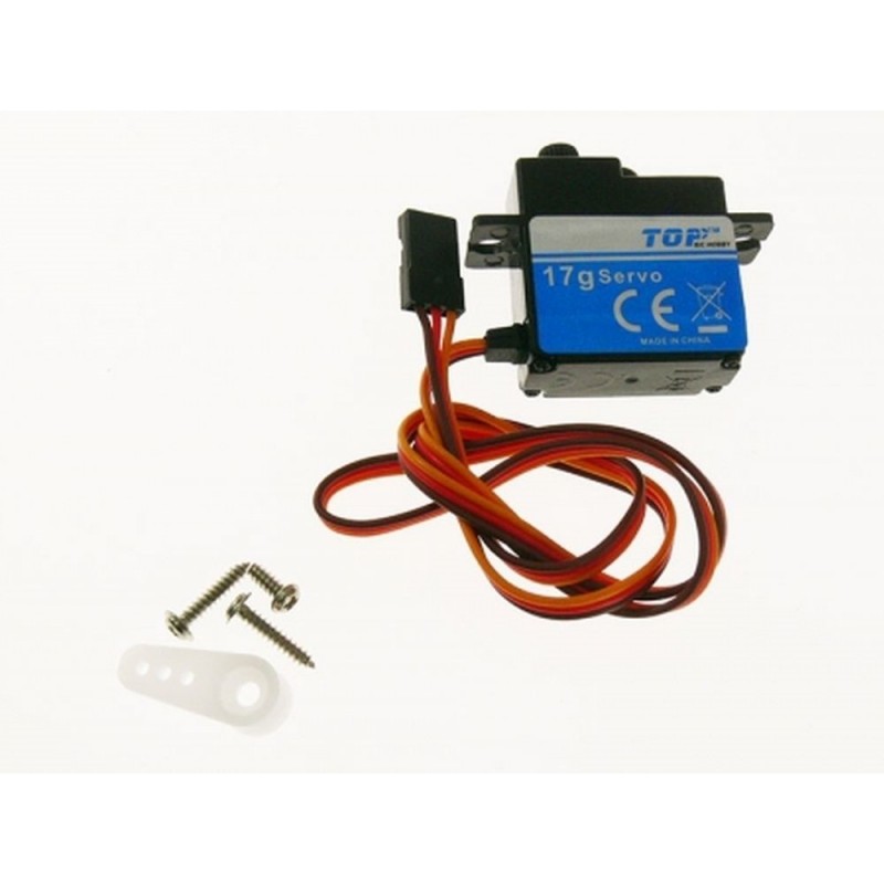 17g servo with 180mm cord for Top RC Hobby aircraft