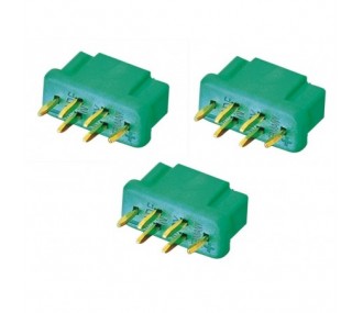 6-pin female MPX socket (x3) M6 50A original MULTIPLEX