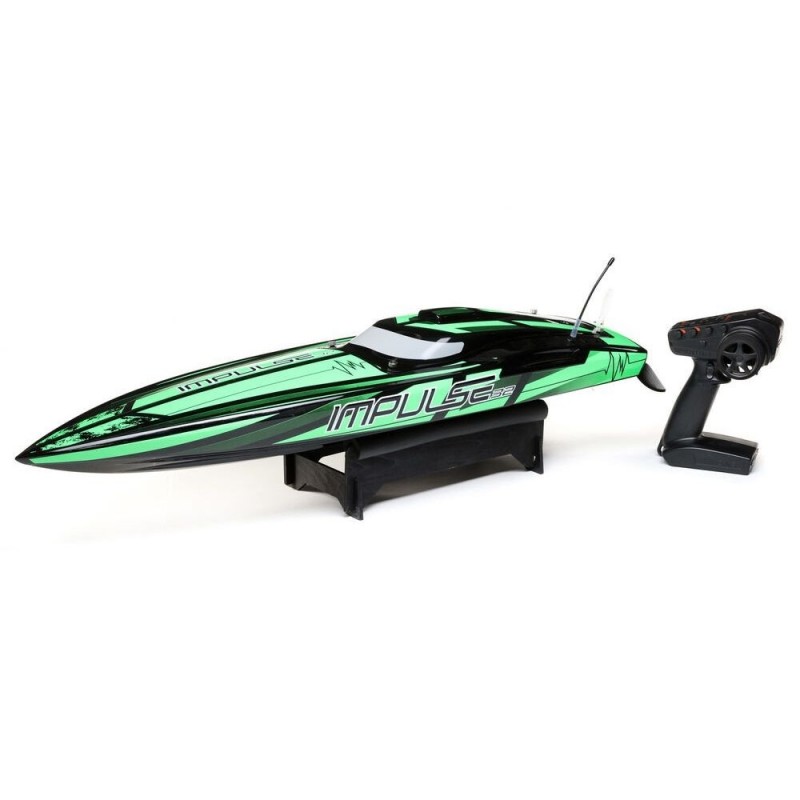 Bateau Impulse 32 BL Noir/Vert RTR PROBOAT