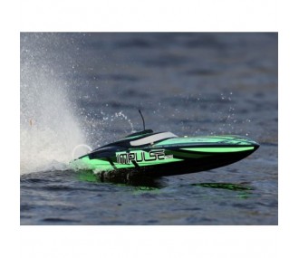 Impulse 32 BL Boat Black/Green RTR PROBOAT