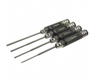 Set of 4 Robbe hexagonal screwdrivers