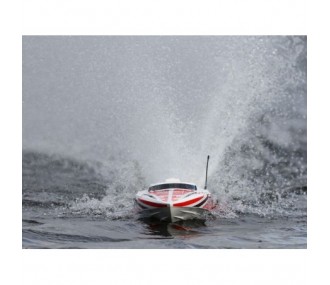 Barco Impulse 32 BL Blanco/Rojo RTR PROBOAT