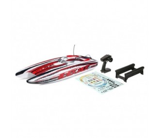 Boat Blackjack 42 BL Red/White RTR PROBOAT