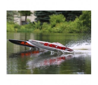 Boat Blackjack 42 BL Black/Orange RTR PROBOAT