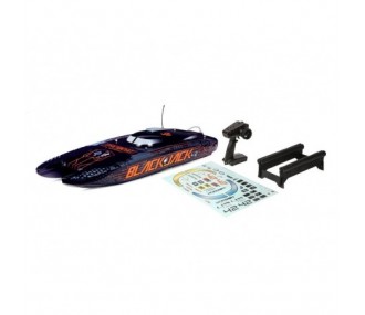 Barca Blackjack 42 BL Nero/Arancione RTR PROBOAT