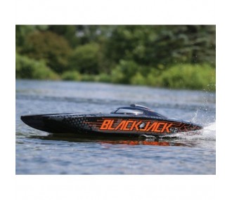 Barca Blackjack 42 BL Nero/Arancione RTR PROBOAT