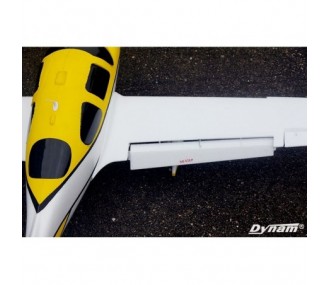 Dynam SR22 avión PNP blanco y amarillo aprox. 1,40m