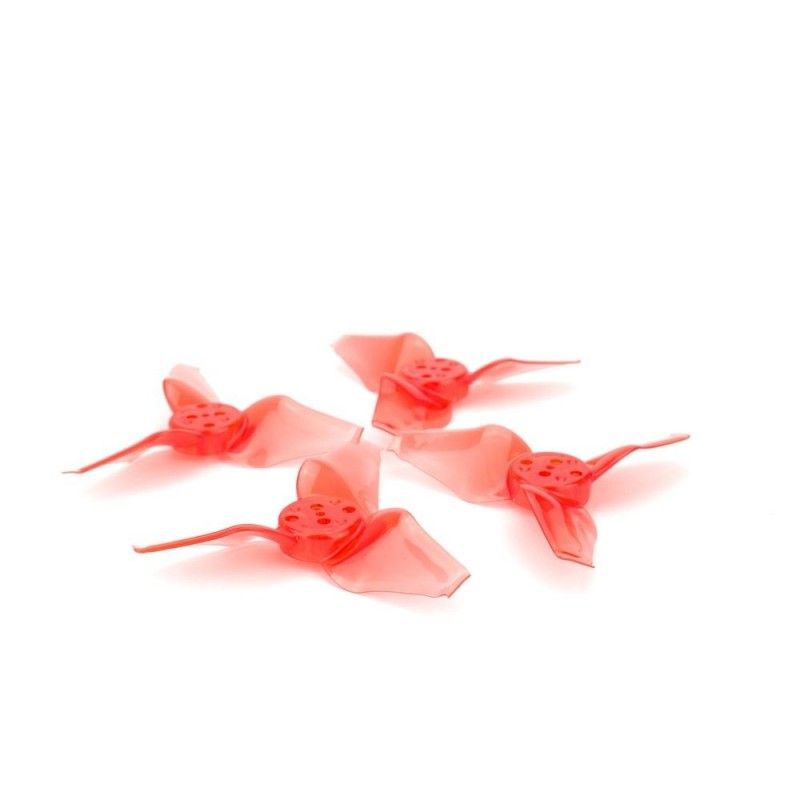 Avan Babyhawk 2.3x2.7'' red transparent propellers (6xCW + 6xCCW)