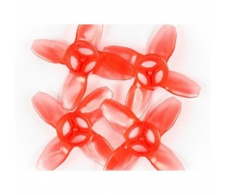 Tinyhawk 40mm red transparent propellers (2xCW + 2xCCW)