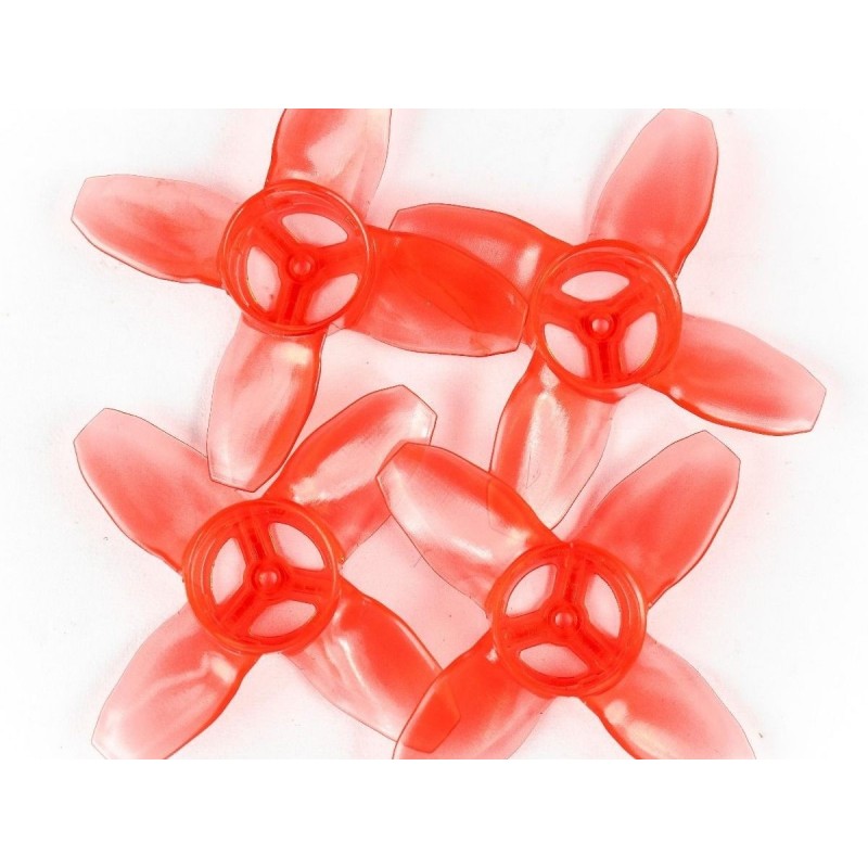 Tinyhawk 40mm red transparent propellers (2xCW + 2xCCW)