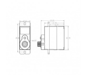 Predator FMS Servomotor - PR13MGDP Positiv