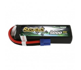 Akku Gens Ace Bashing-Series, Lipo 3S 11.1V 5000mAh 60C Steckdose EC5