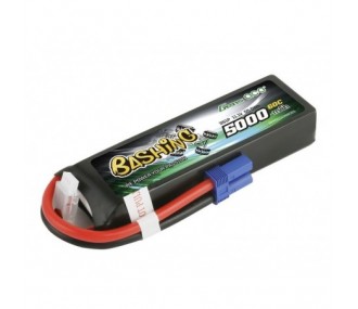 Akku Gens Ace Bashing-Series, Lipo 3S 11.1V 5000mAh 60C Steckdose EC5