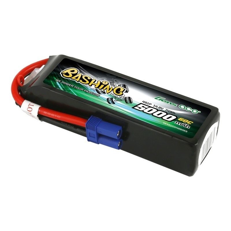 Roaring Top 4S 5000mAh 14.8V 35C Lipo RC Battery With No Plug - Foto 6