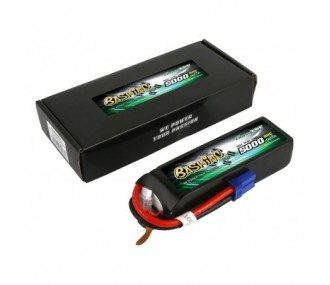 Gens Ace Bashing-Series Battery, Lipo 4S 14.8V 5000mAh 60C EC5 Plug