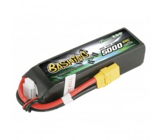 Gens Ace Bashing-Series Battery, Lipo 4S 14.8V 5000mAh 60C XT90 Plug