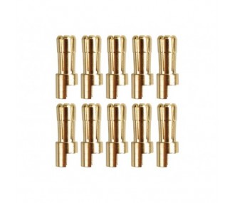 Gold Socket PK 5.5mm male (10 pcs) - Yuki Model