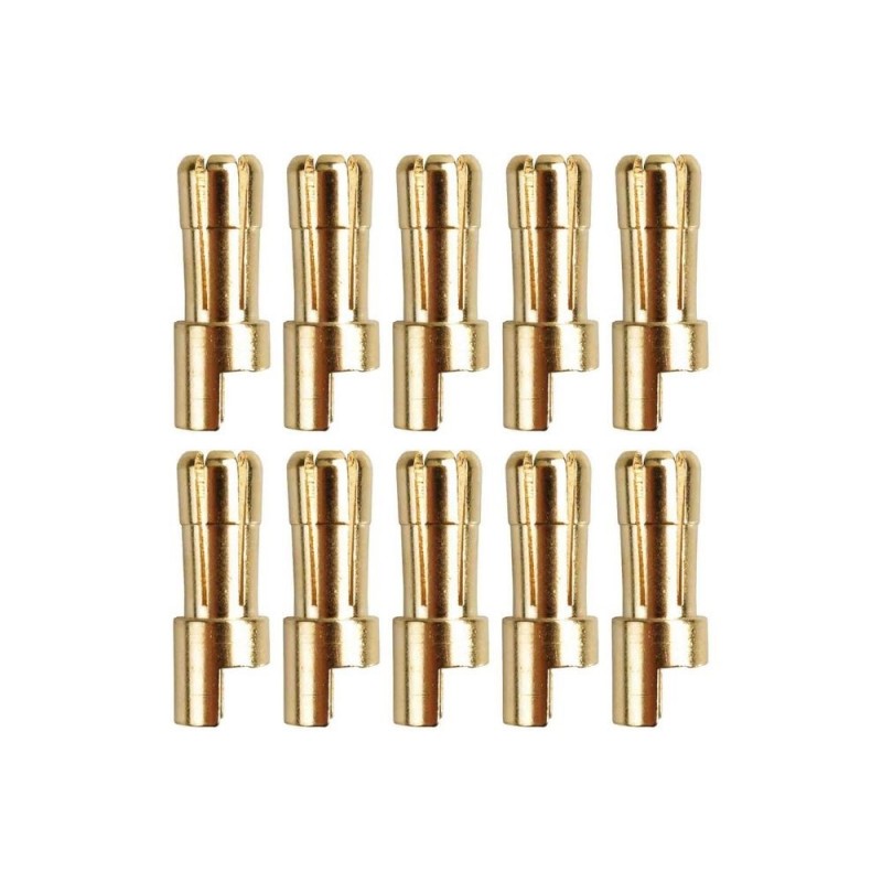 Gold Socket PK 5.5mm male (10 pcs) - Yuki Model