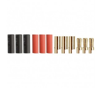 PK 5.5mm M/F gold plug (3 pairs) - Yuki Model