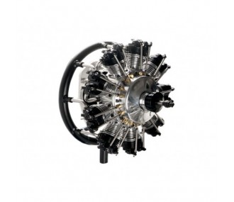 4-stroke UMS radial engine, 9 cylinders 99cc, methanol