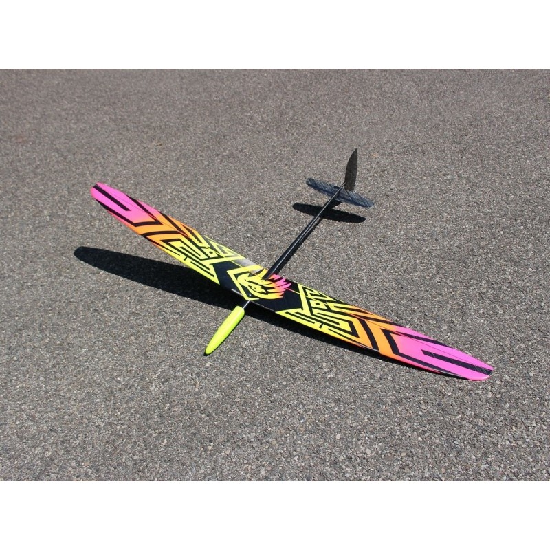 F3K Falcon Fuerte arco iris amarillo/rosa Alta Calidad