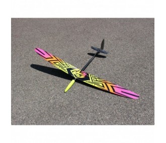 F3K Falcon Wings 2 parts / Regular yellow / pink rainbow High Quality