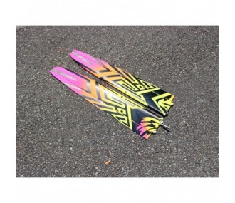F3K Falcon Wings 2 parts / Regular yellow / pink rainbow High Quality