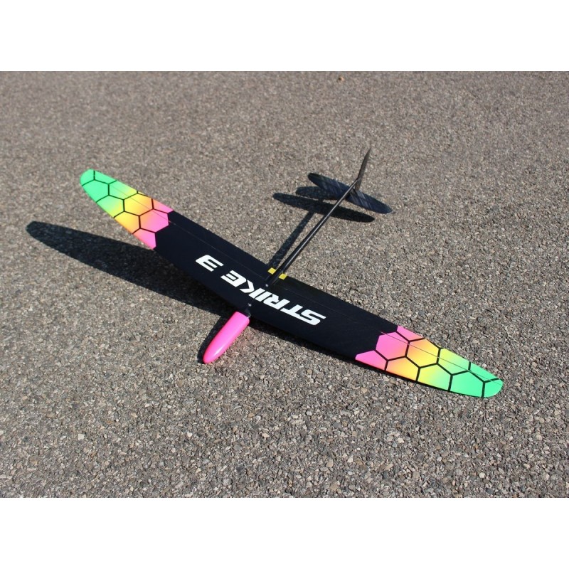 F3K Strike 3 rainbow honeycomb - 1m

This phrase appears to be a product or model name, possibly for a remote-controlled glider or similar hobby item. It does not contain any words that require translation, as it is primarily composed of product or techni