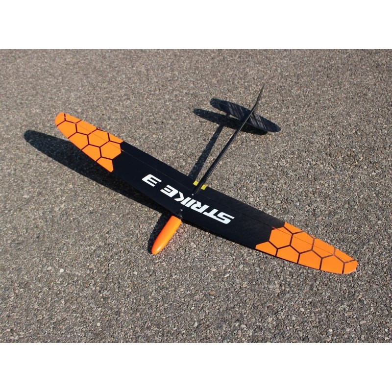 F3K Strike 3 orange fluo honeycomb - 1m