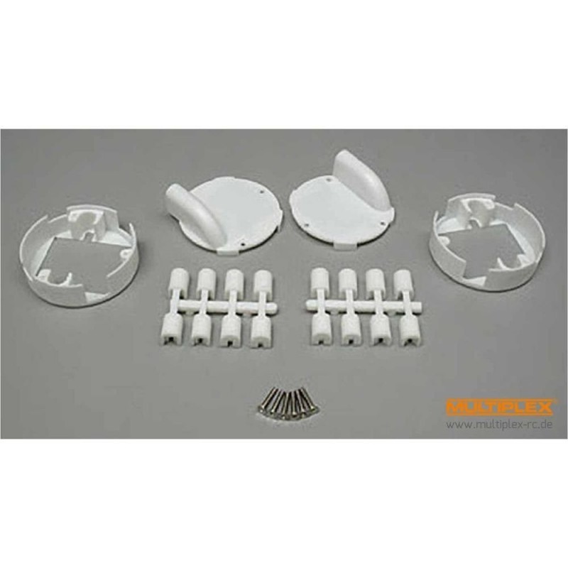 Brackets (1xPair) Recessed servo for Hitec HS-80/81/5085,D89/85 Multiplex