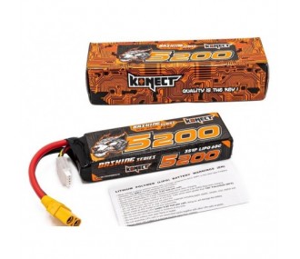 Akku LiPo 3S 11.1V 5200mah 60C Konect Bash XT90