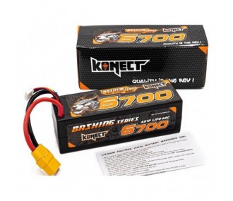 Batería Konect XT90 4S 14.8V 6700mah 60C LiPo