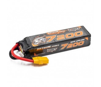 Akku LiPo 3S 11.1V 7200mah 60C Konect Bash XT90