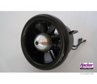 Ventilador Hacker Stream 70mm 3750kV (3/4S Lipo - 1.2 /2.0kg empuje)