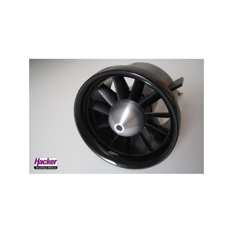 Turbine Hacker Stream Fan 90mm 1430kV (8/10S Lipo - 4.1/6.0kg Schub)