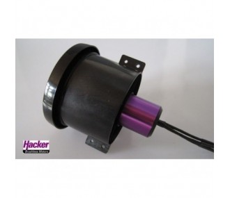 Ventilador Hacker Stream 90mm 1430kV (8/10S Lipo - 4.1/6.0kg empuje)