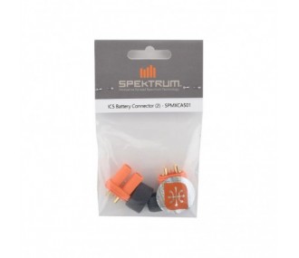 Set of 2 Spektrum IC5 female sockets (for battery)