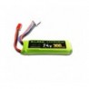 Battery Black Lithium 2S 7.4V 300mAh 45C jst-bec plug - A2PRO