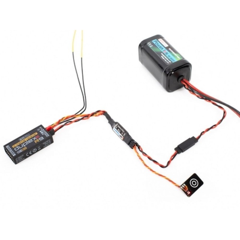 OPTronics - Voltario T30 - Télémétrie Bat RX + Switch tactile