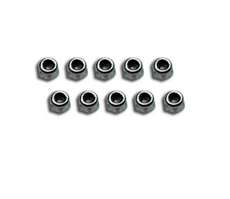 Stainless steel Nylstop nuts M2 (10 pieces) A2PRO